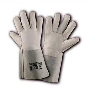 Schweißerhandschuh Rindnarbenleder, 35 cm