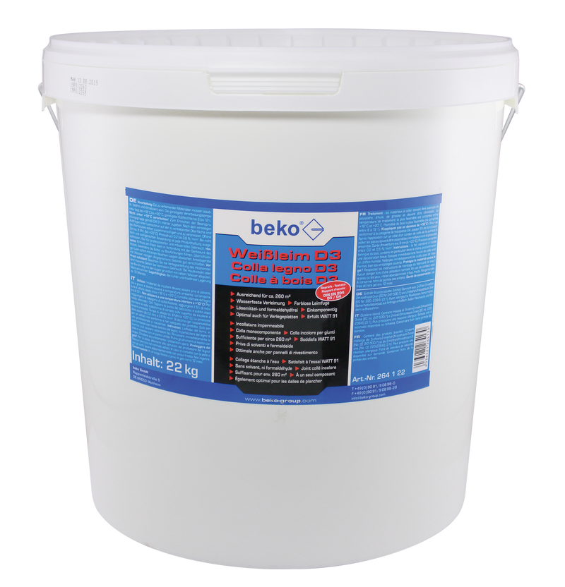 beko Weißleim D3 Eimer