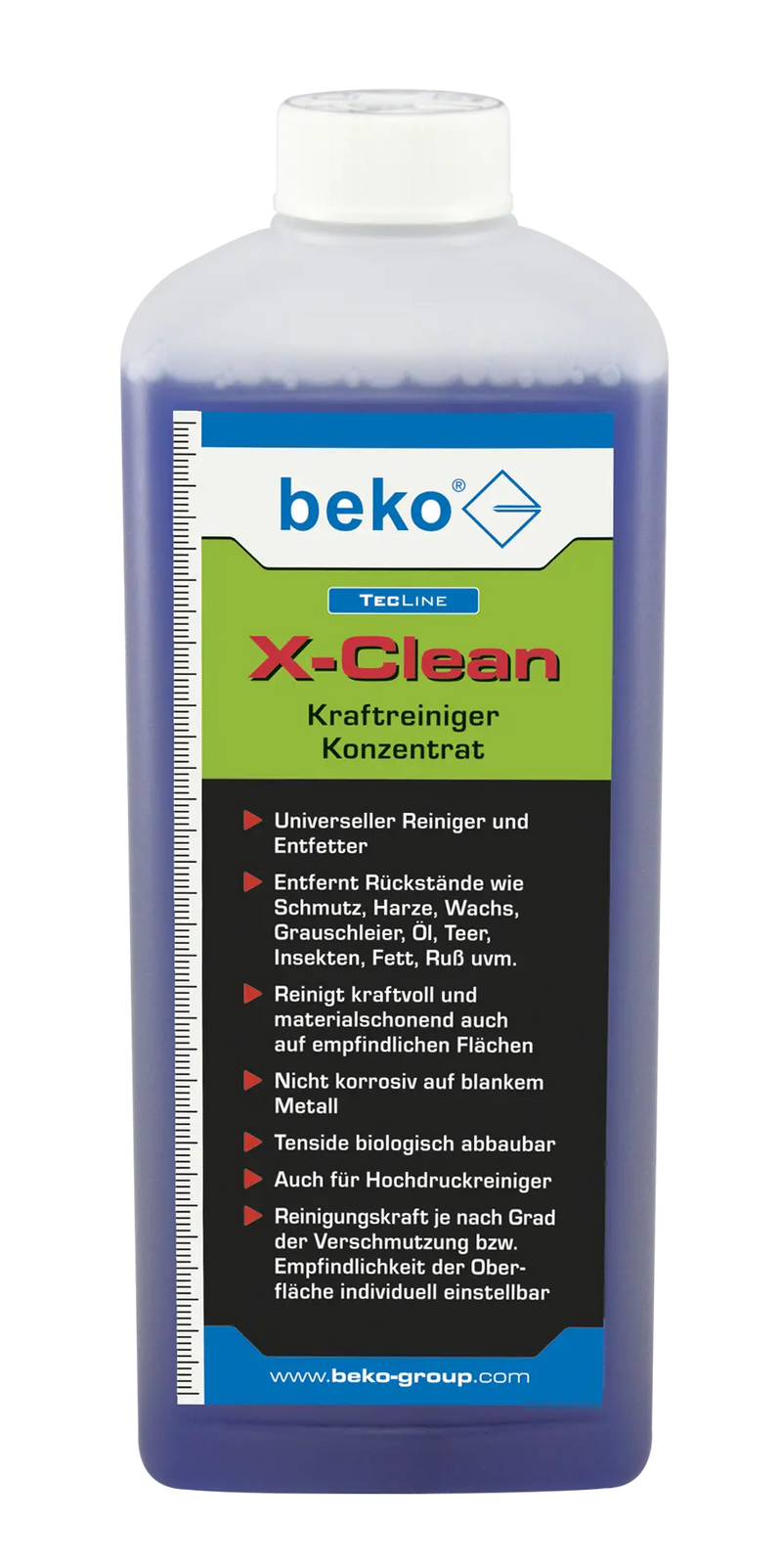 beko TecLine X-Clean Kraftreiniger -Konzentrat- Flasche