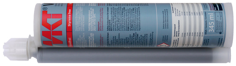 Injektionsmörtel VMU PLUS 345ml MKT + 2 Statikmischer mit Zulassung