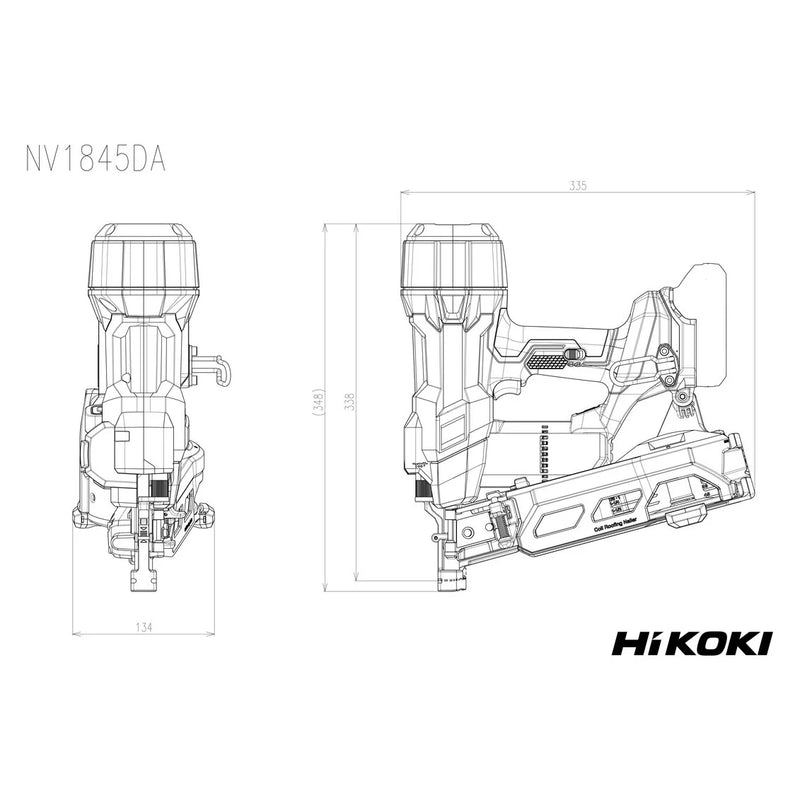 HiKOKI Akku Dachpappnagler NV1845DA